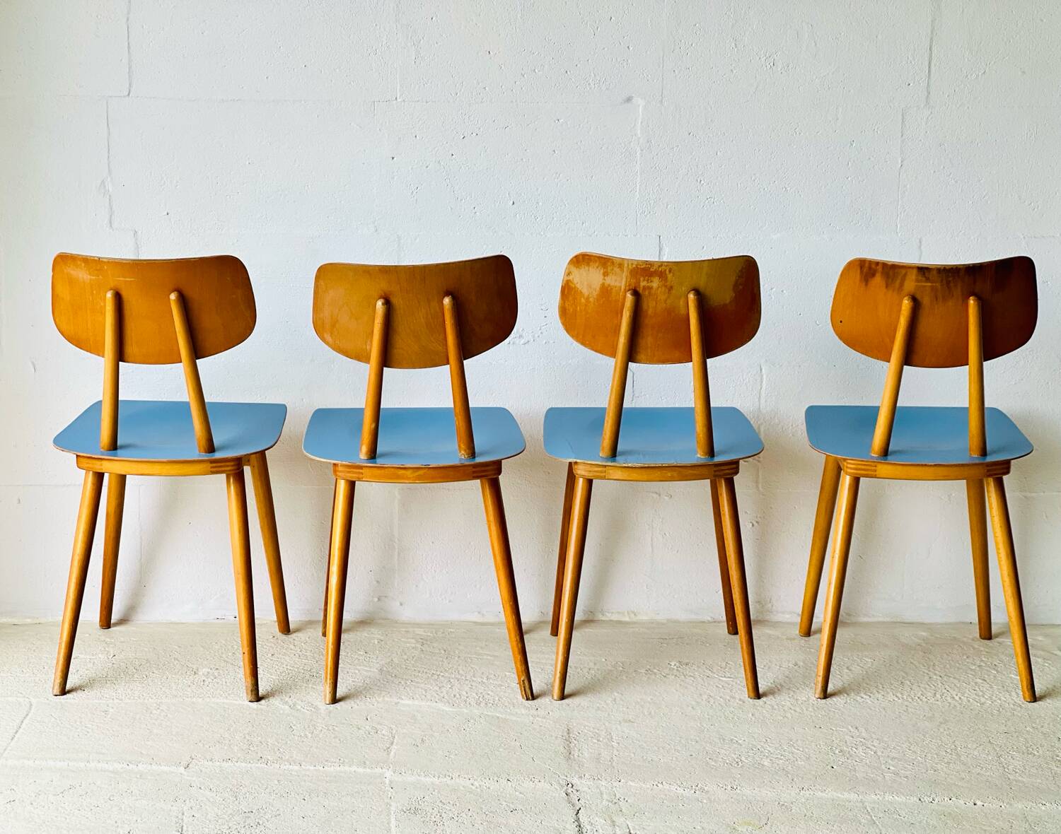 Vintage chairs from ton, set of 4