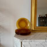 The 6 amber plates Vereco