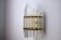 Venini wall lamp, triedri glass Italy, 1970