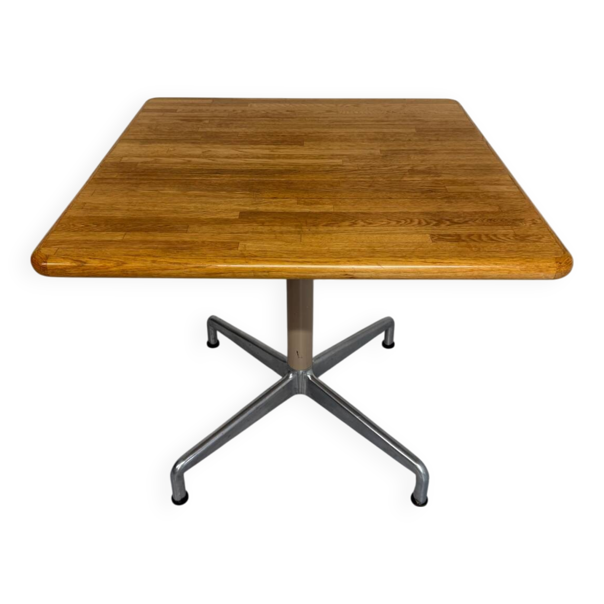 Belform small wooden and metal dining table from the 80s