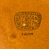 Set of 4 Niderviller flat plates 1950