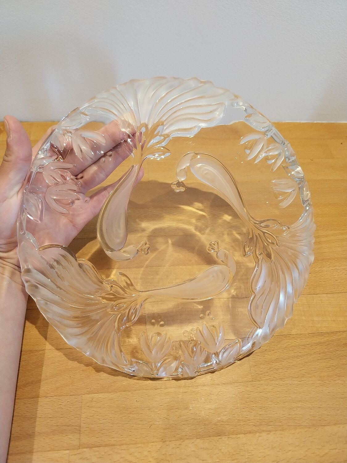 Glass dish from the 60s