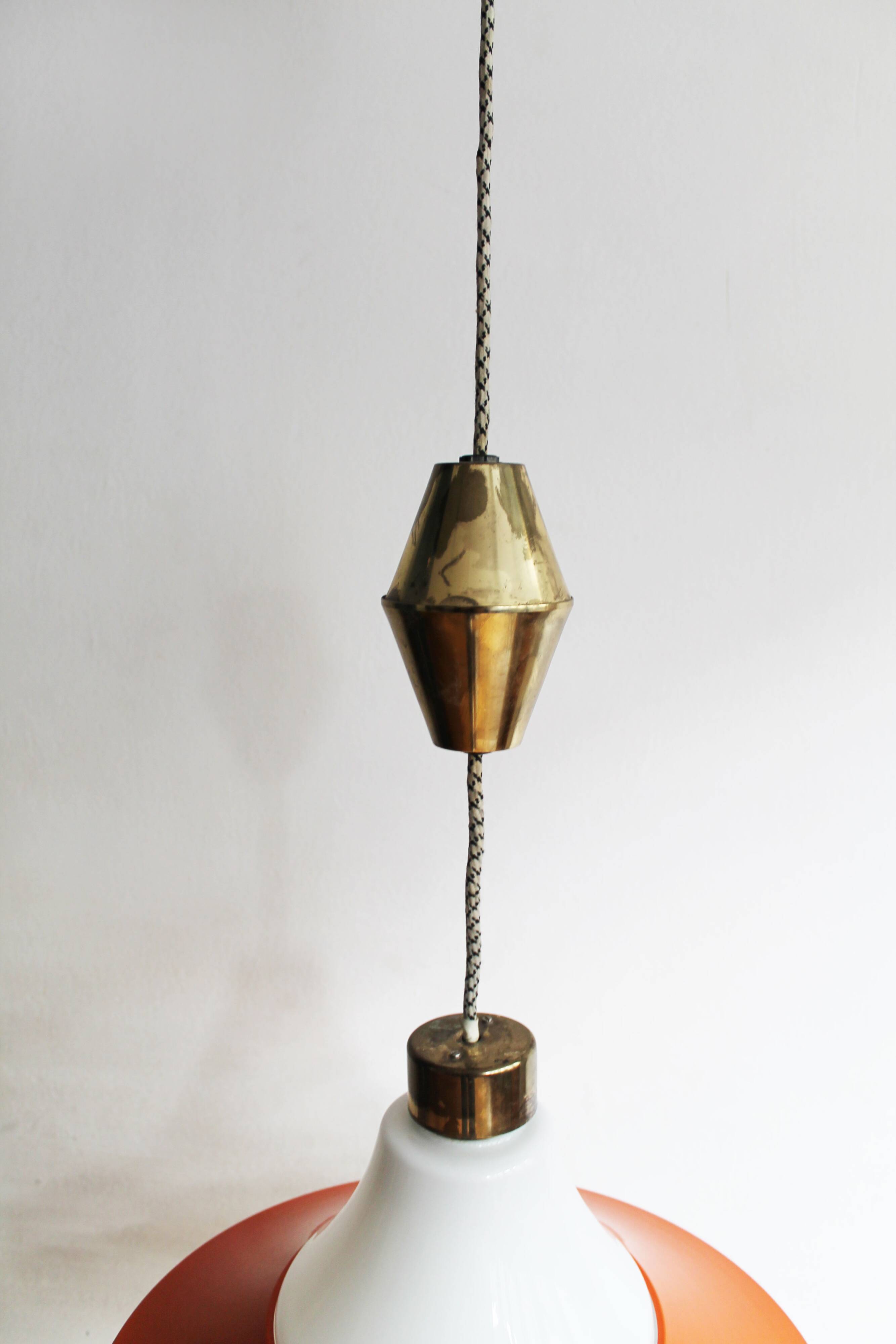 Vintage 1960s Adjustable Ceiling Lamp