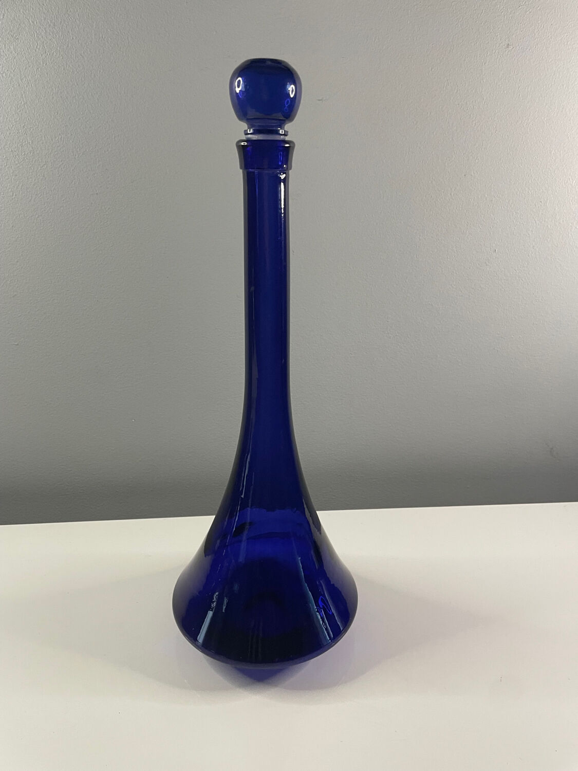 Vintage blue carafe