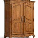 Sanded antique wardrobe