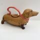 Dachshund zoomorphic teapot - Japanese glazed ceramic