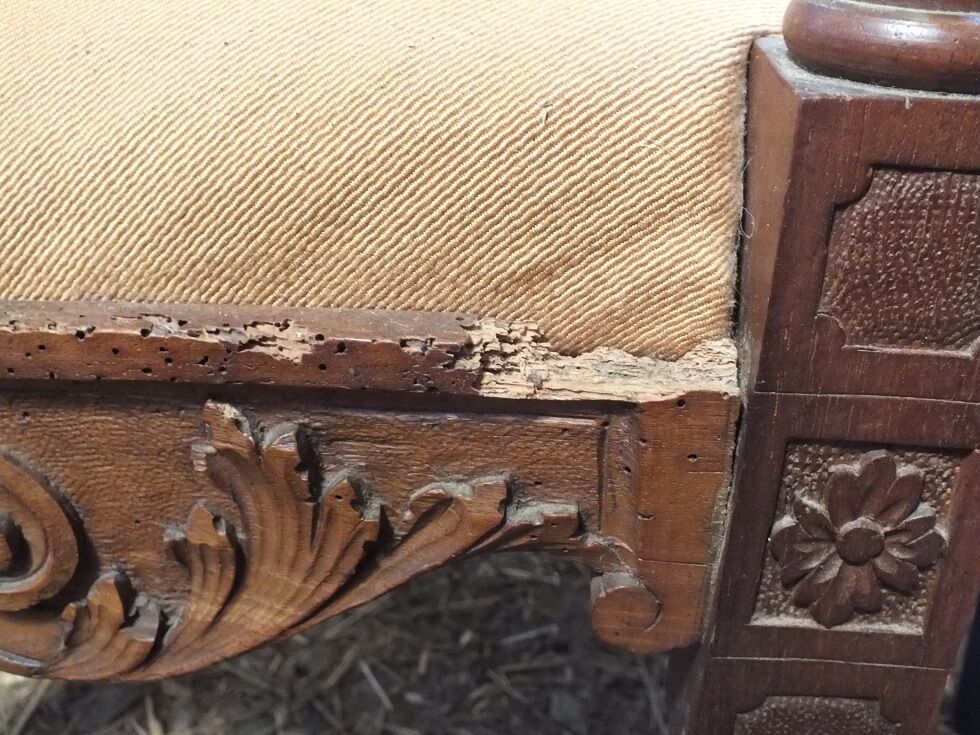 Seat two-seater said confidant - Italian work, late 19th century
