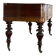 Piano table in rosewood with mother-of-pearl and fruitwood marquetry circa 1830.