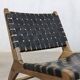 Handcrafted Moroccan leather armchair