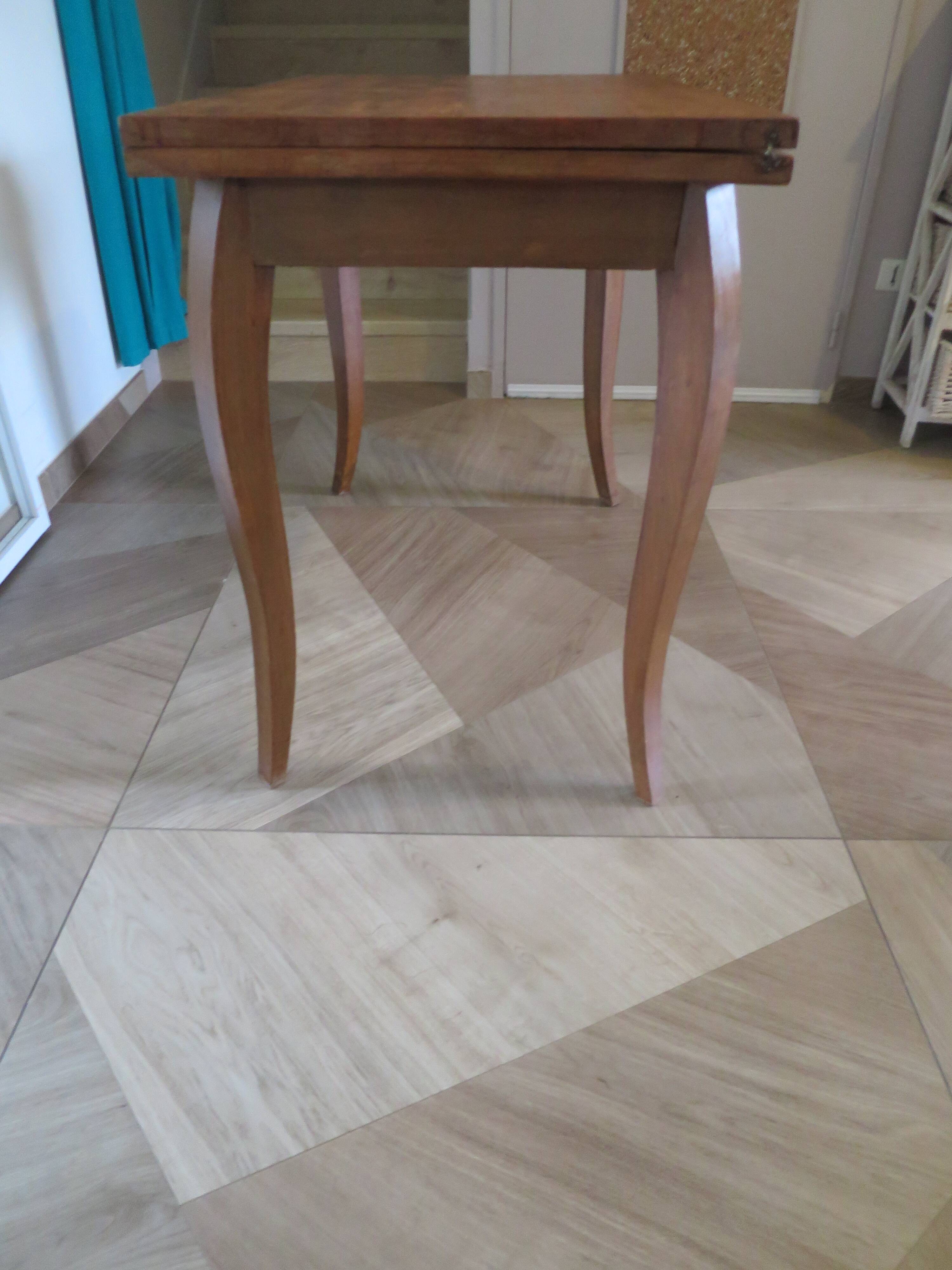 Table de salle à manger extensible, années 50-60
