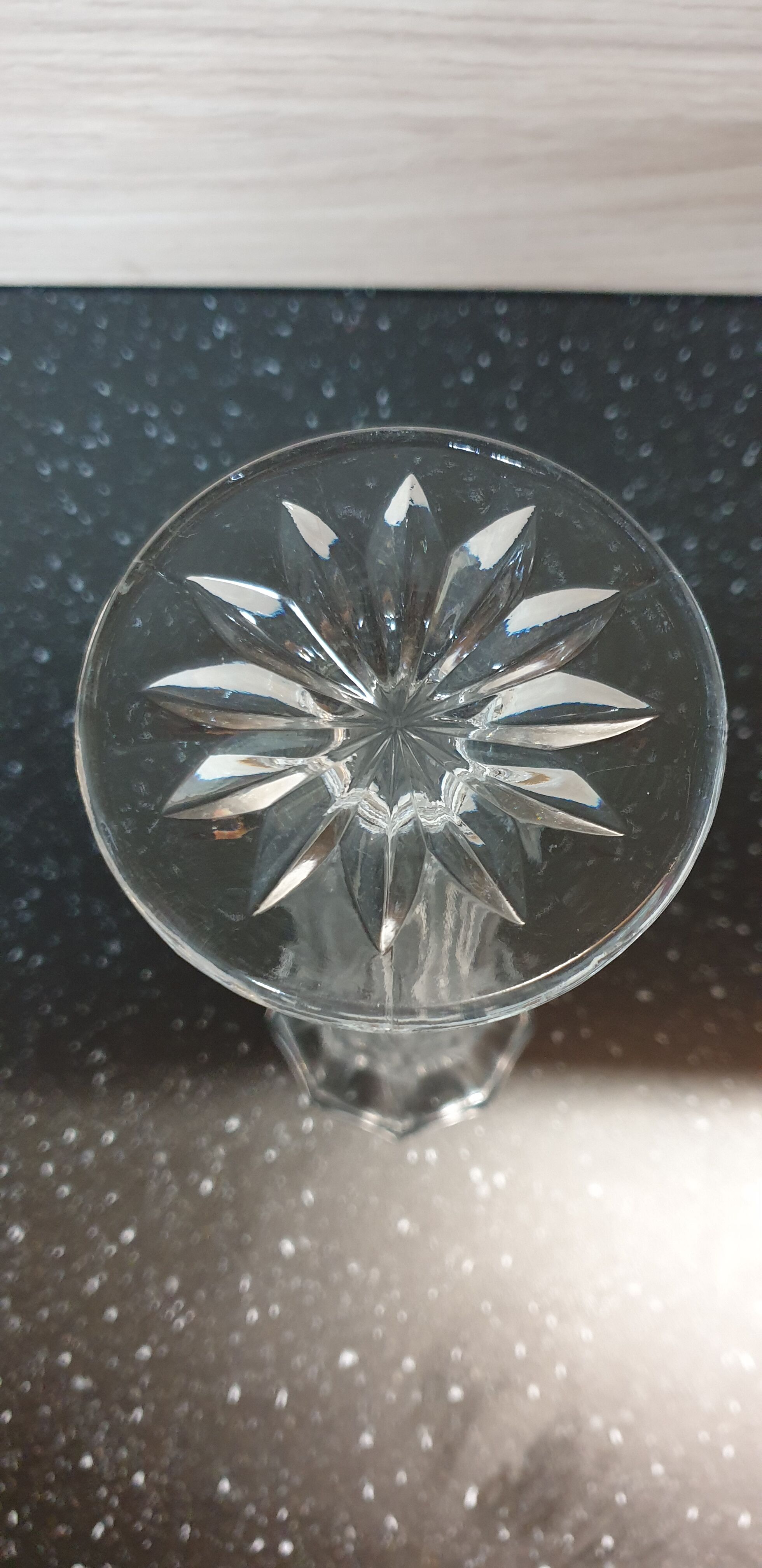 Ancient carved crystal vase