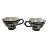 Set of Quimper Keraluc cups