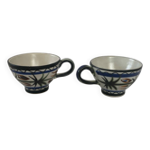 Set of Quimper Keraluc cups