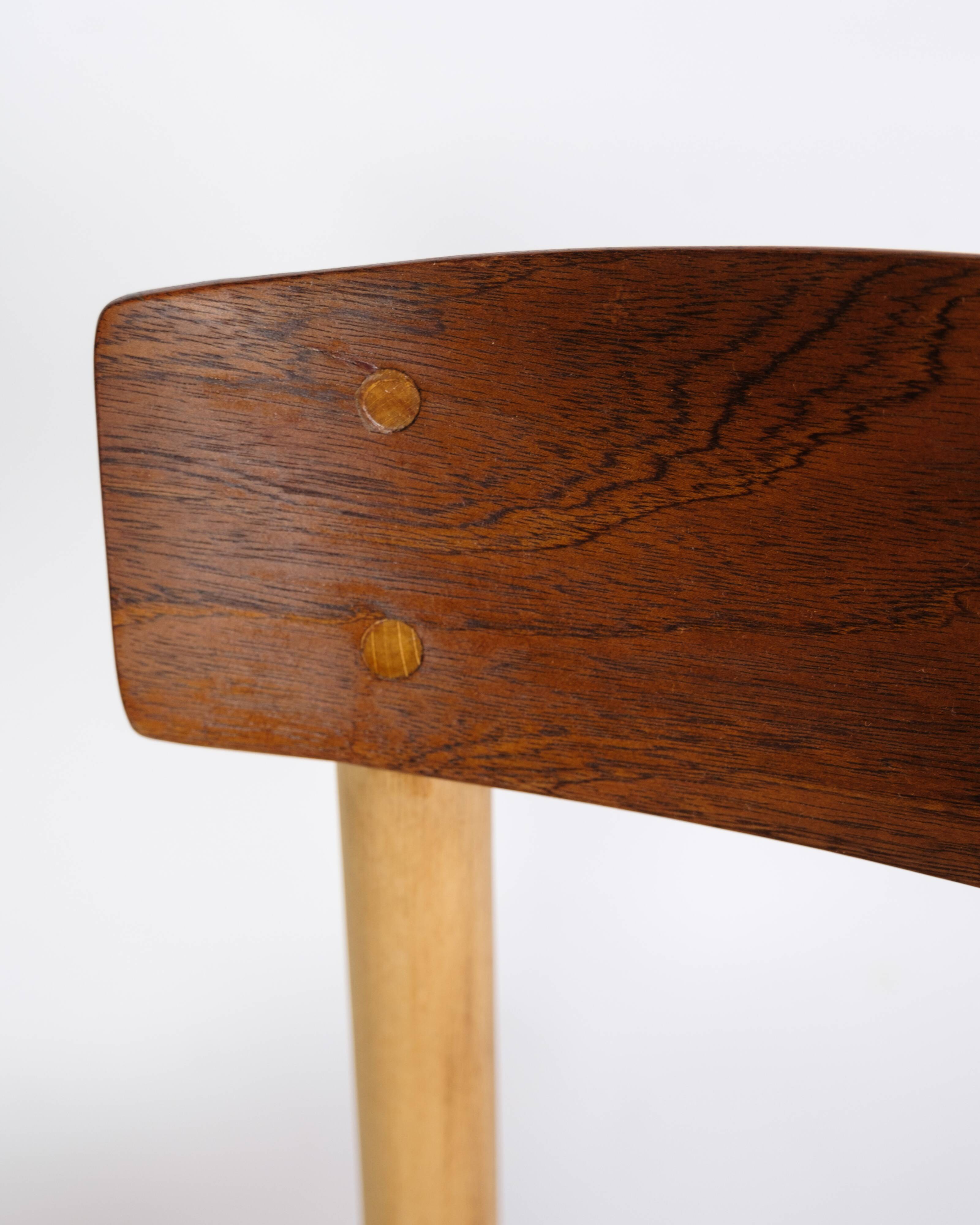 Set Of 6 Dining Chairs  Model J39 Known As The "Folke Chair" Made In Teak & Oak By Børge Mogensen