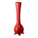 Red opaline vase from the 50s and 60s
