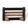 Art Deco wall wood coat hanger, Italy 1940s