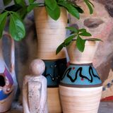 W vase duo.  Germay 50s