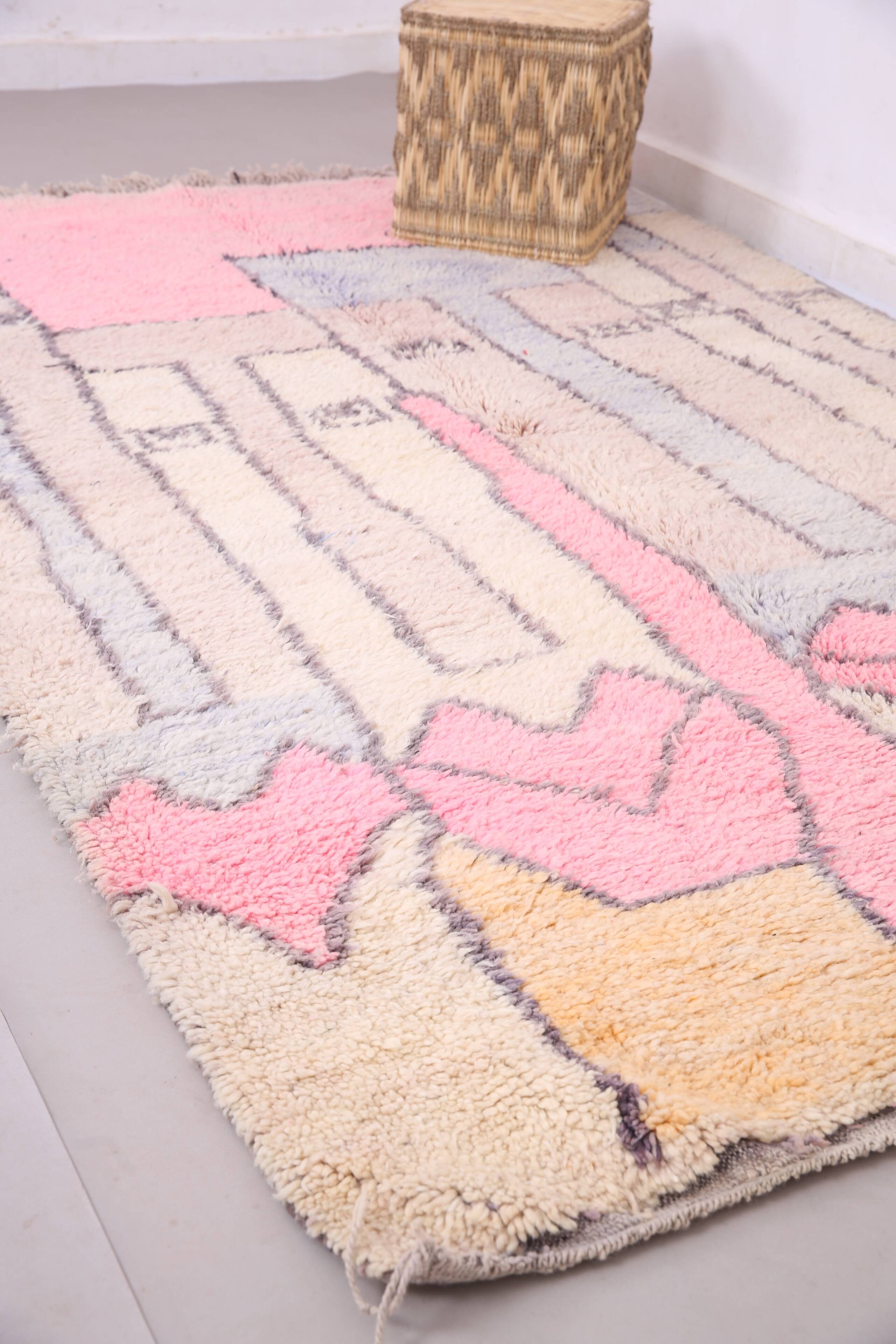 Abstract Moroccan Handmade Rug 175 x 263 cm - Colorful Berber Wool Rug