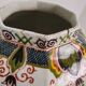 Makkum Tichelaar lidded pot, hand-painted porcelain – Dutch