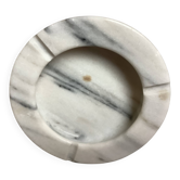 Cendrier vide poche marbre gris blanc
