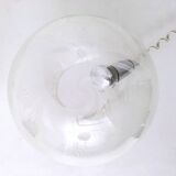 Pair of Postmodern Spheric Glass Table Lamps by Lino Tagliapietra for La Murrina