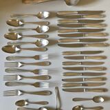 Art deco silver metal covers 34 pieces