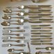 Art deco silver metal covers 34 pieces
