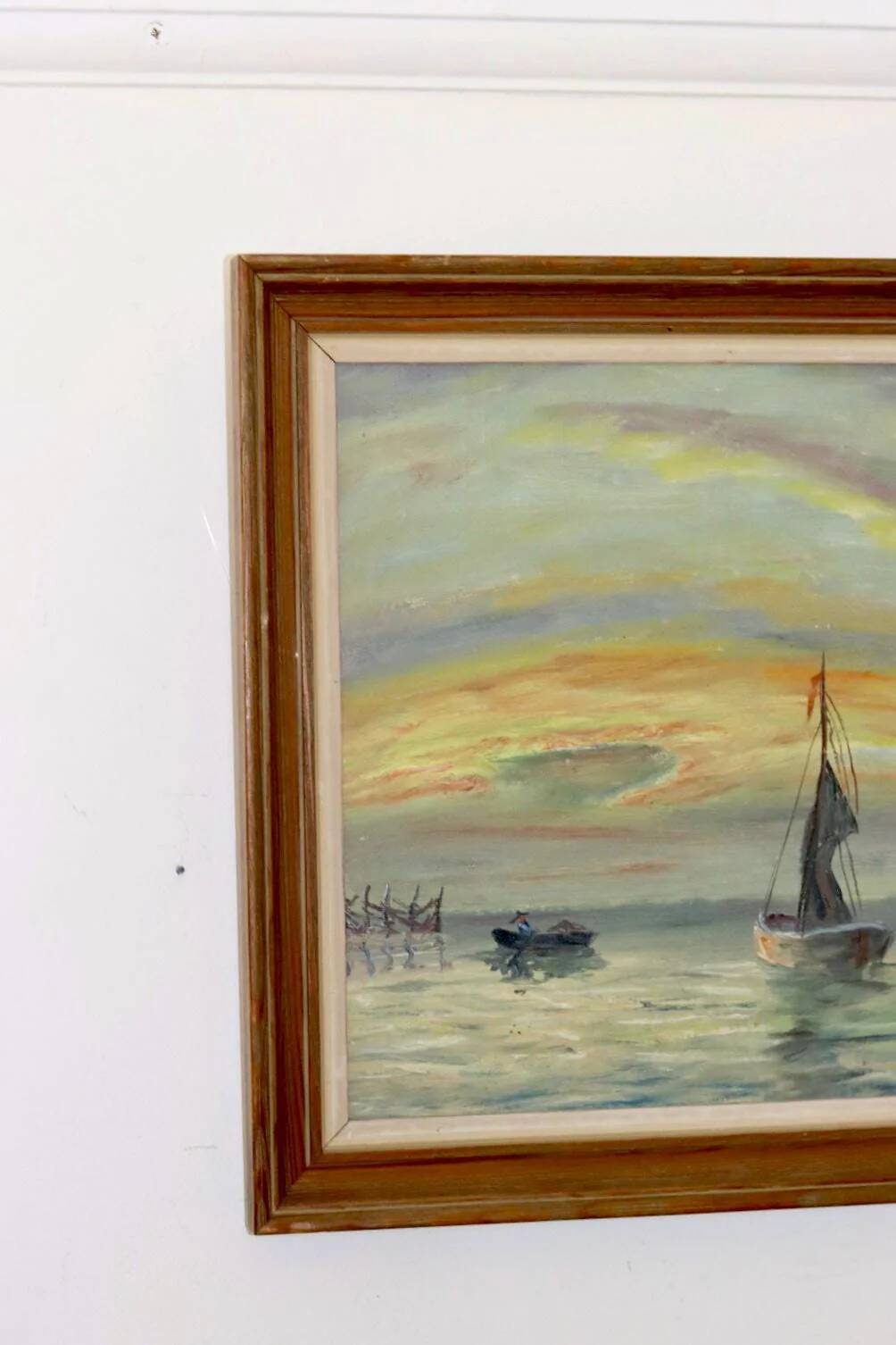 "Boats at Sunset" by Kaj Brandstrup