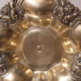 Copper and marble standing cup