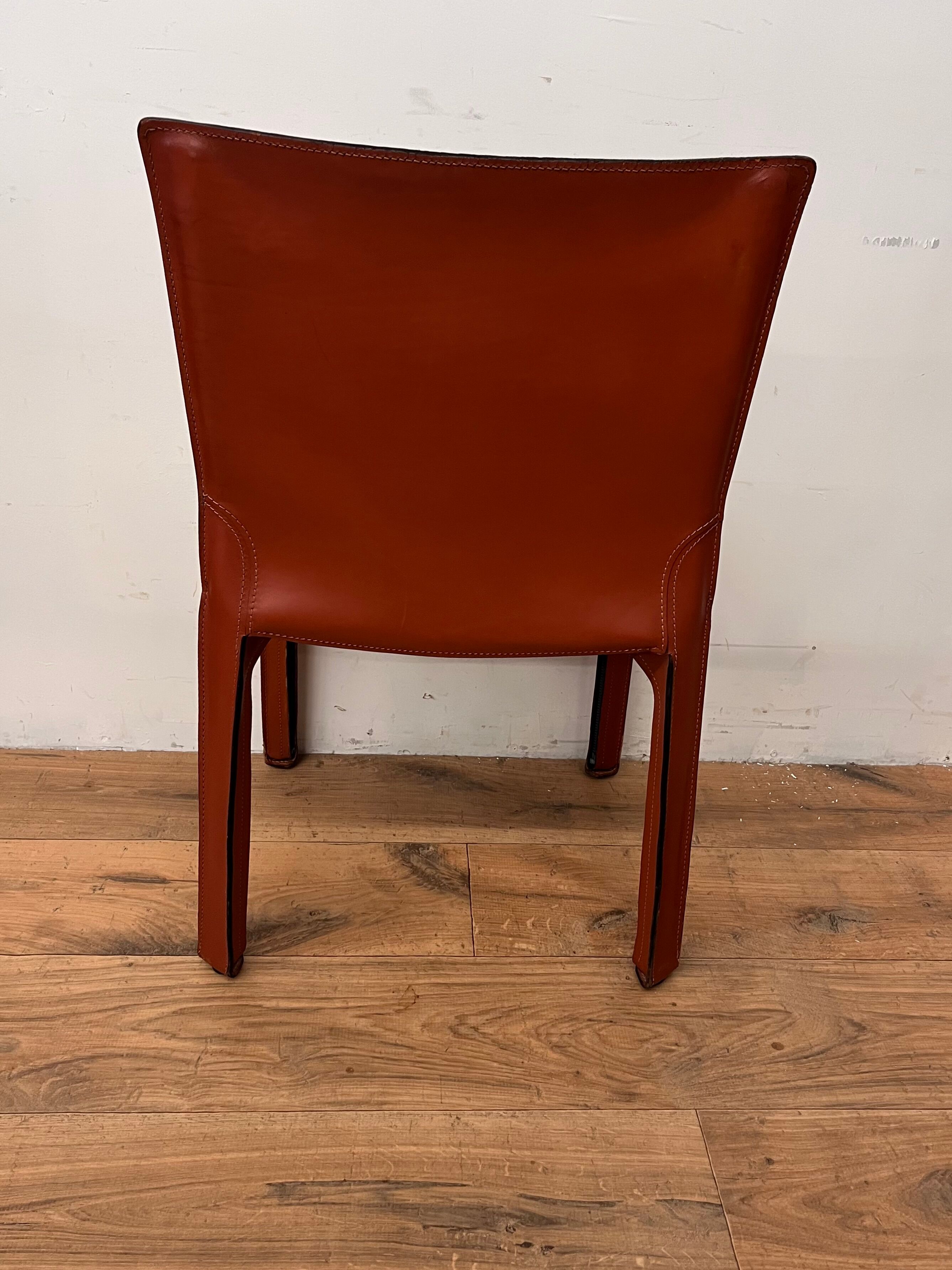 6 chaises de Mario Bellini par Cassina