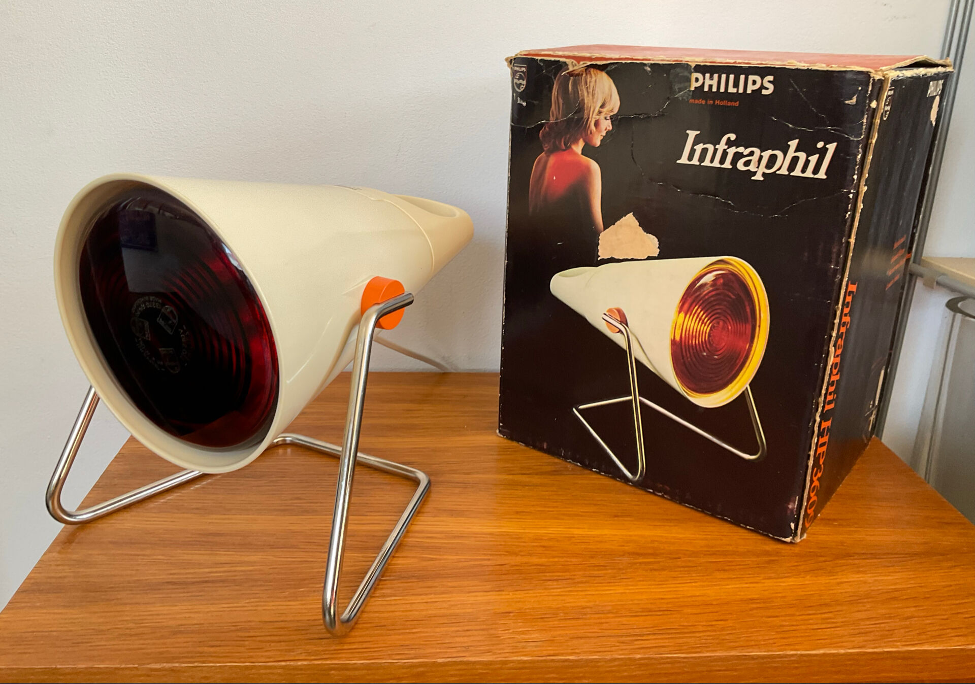 Lampe Infraphil Philips années 70-Holland