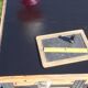 Vintage pine desk, restored
