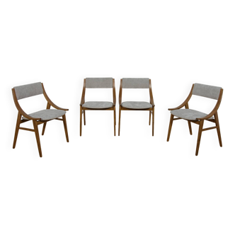 Chaises de Zamojska, Pologne, années 1970, lot de 4