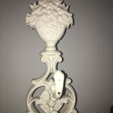 Antique cast iron coat rack on stand