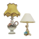 Desk Lamps with Lampshades Day, 1950s, Set of 2