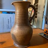 Brutalist pitcher ceramic Jean marais