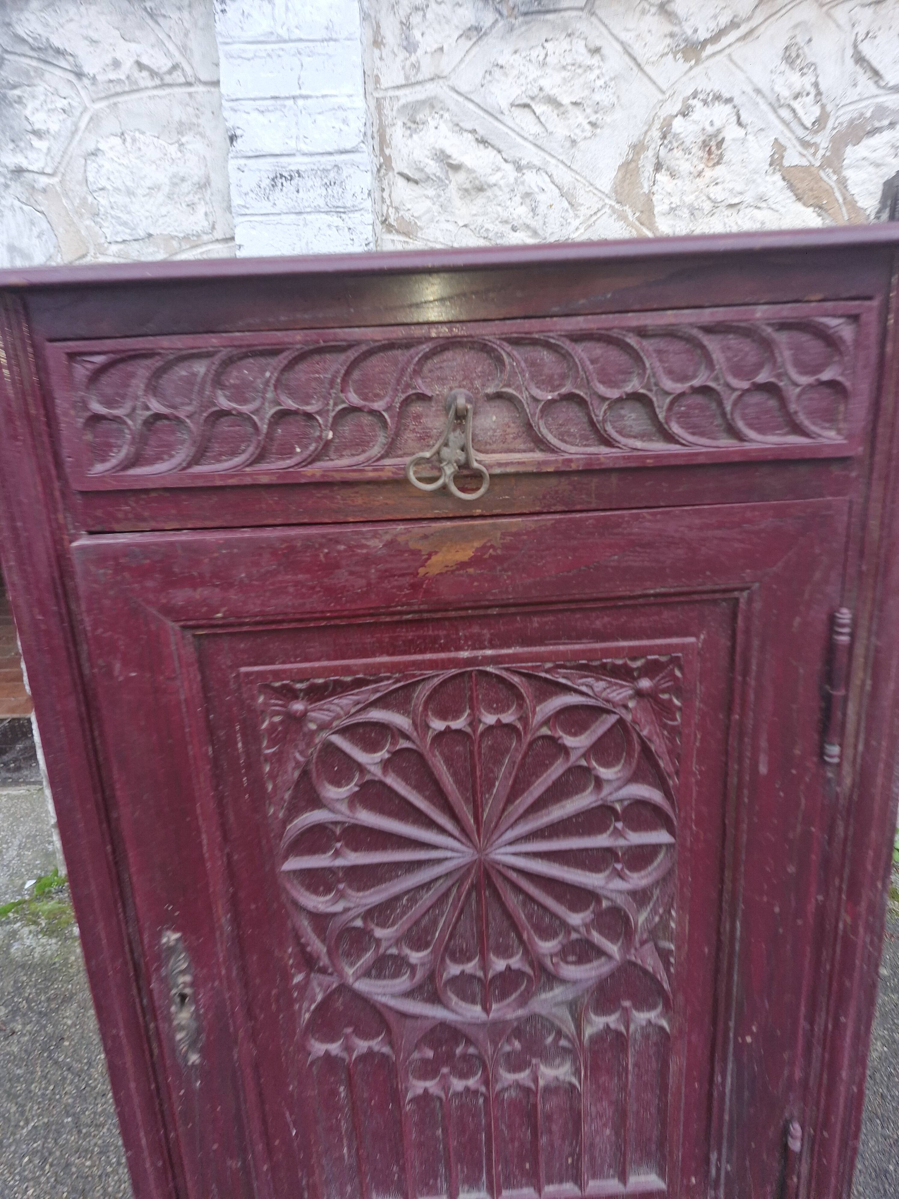 Neo-Gothic cupboard