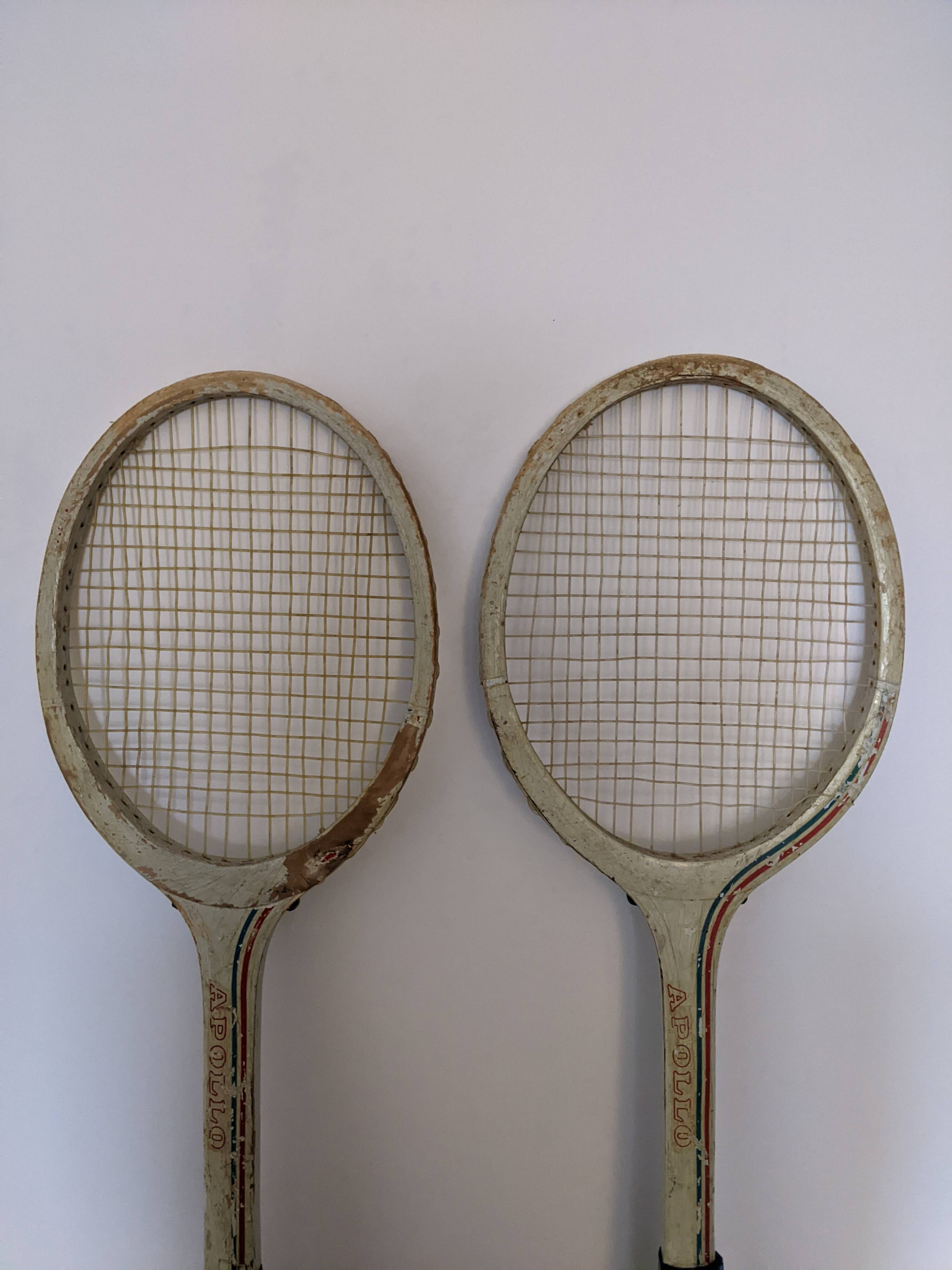 Pair of tennis rackets