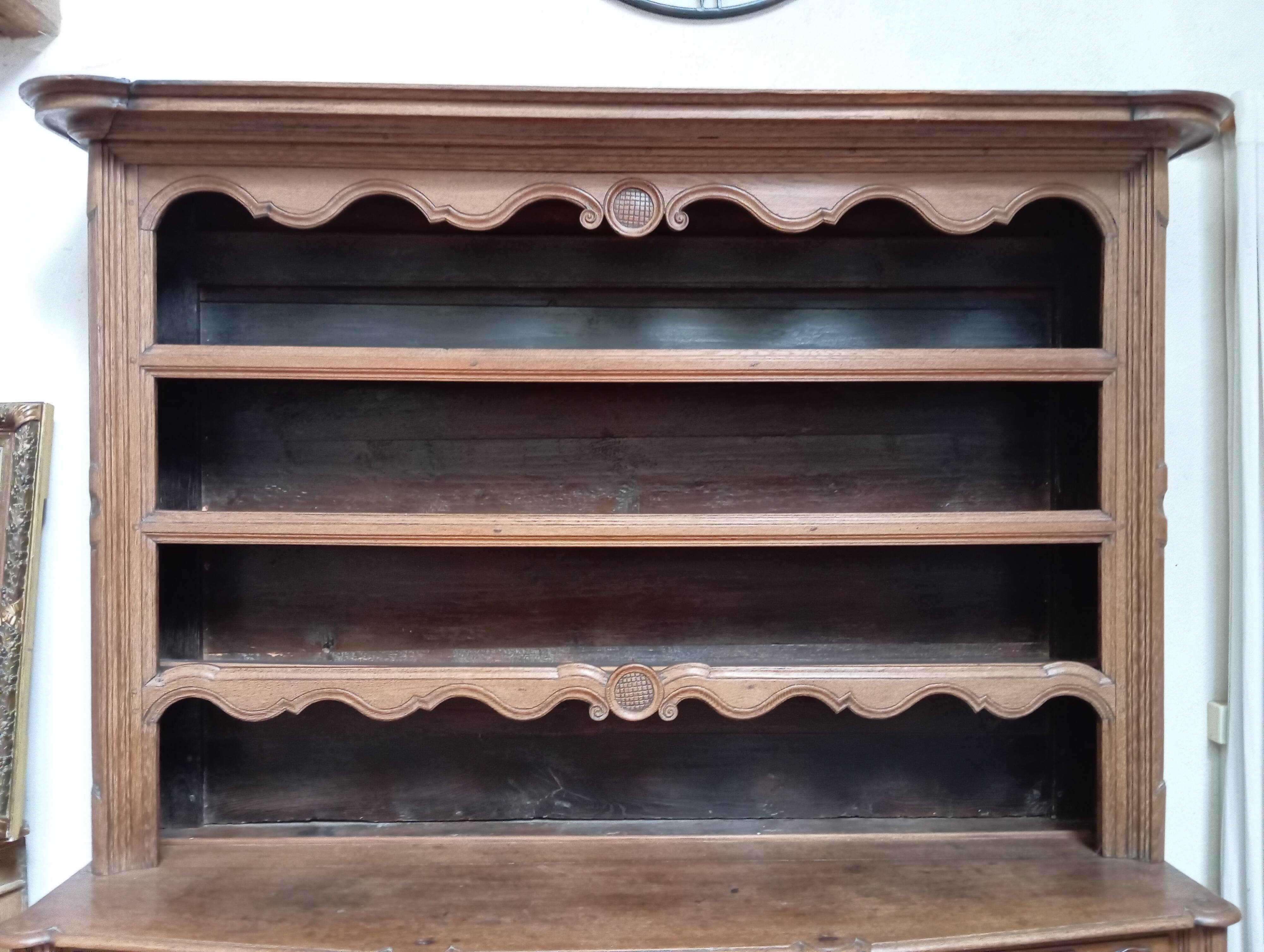 18th century oak three-door dresser