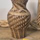 Vase rotin