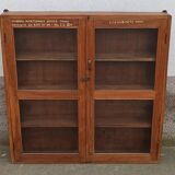 Old glass wall shelf