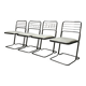 70's chrome chairs