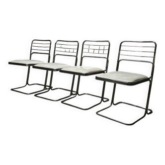 70's chrome chairs