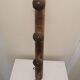Vintage wooden coat rack with 4 hooks