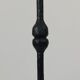 A pair of beautiful and exquisite vintage wrought iron candlesticks from the mid-century.