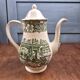Théière anglaise vintage Royal Tudor Ware Coaching Taverns