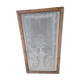 Vitre de bistrot 1900 en verre dépoli