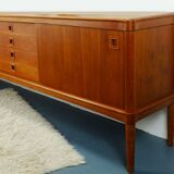 h. w. klein for bramin danish modern teak SIDEBOARD credenza 60s