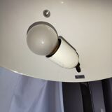 Mushroom lamp in black lacquered steel model Z290, Veneta Lumi, Italy, 1980