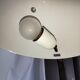 Mushroom lamp in black lacquered steel model Z290, Veneta Lumi, Italy, 1980